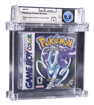 2001 Nintendo Game Boy Color (USA) "Pokemon Crystal Version" Sealed Game - WATA 9.2/A